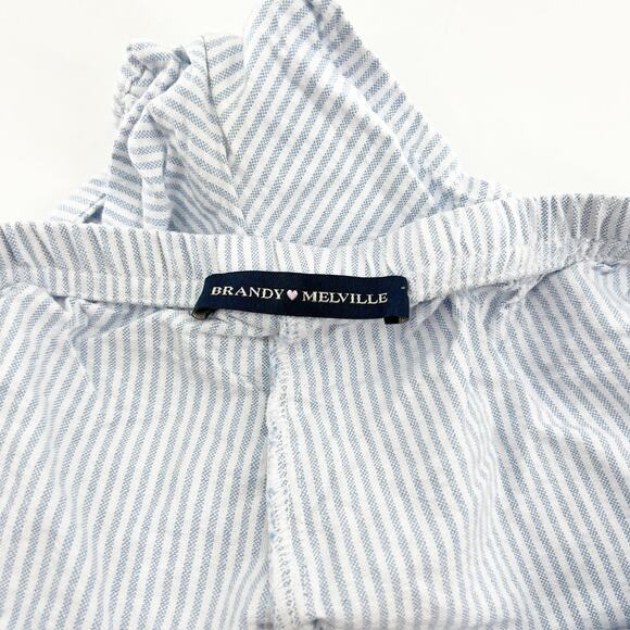 Brandy Melville Striped Boxer Shorts - Picture 3 of 4